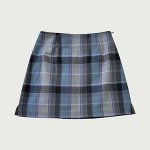 Vintage Plaid Mini Skirt